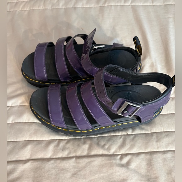 Dr. Martens Black and purple Sandals - Picture 8 of 9